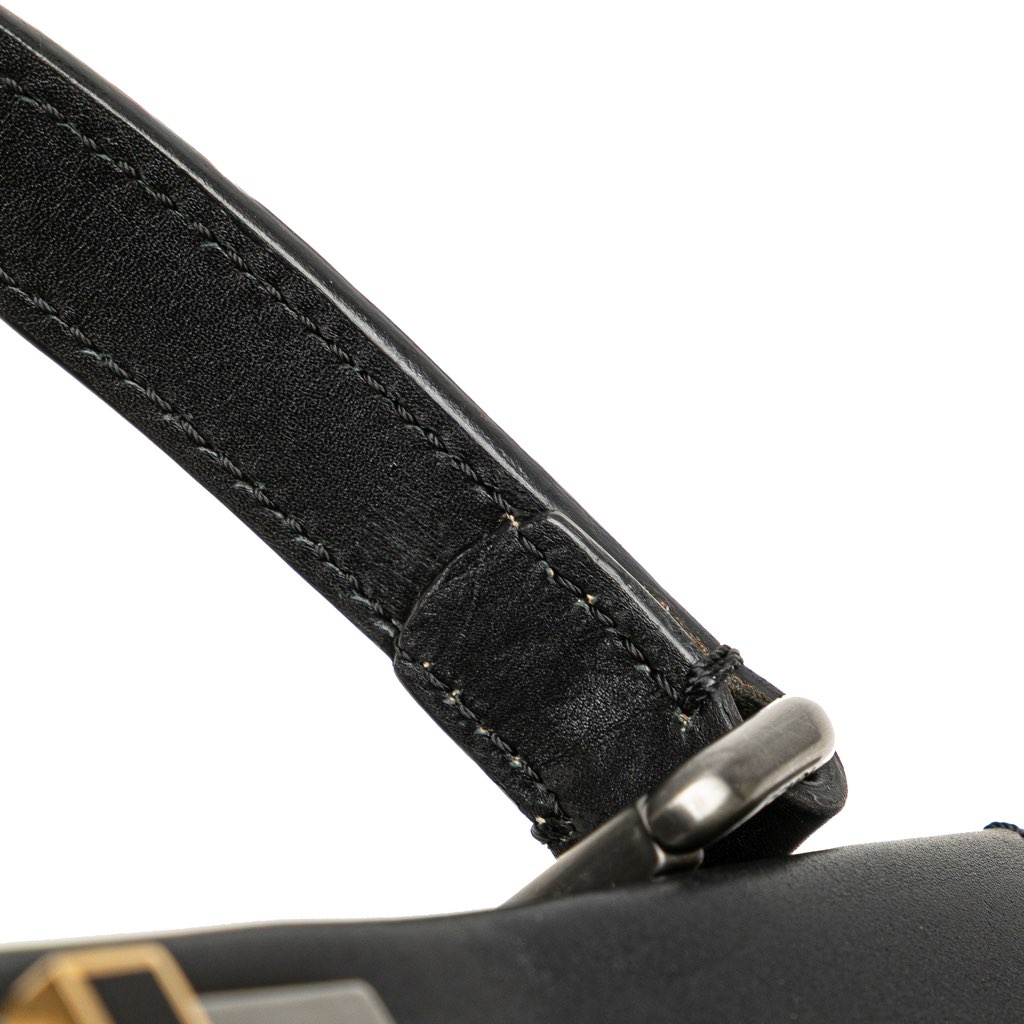 Fendi Medium Shiny Nappa Peekaboo Iconic Satchel - Image 12