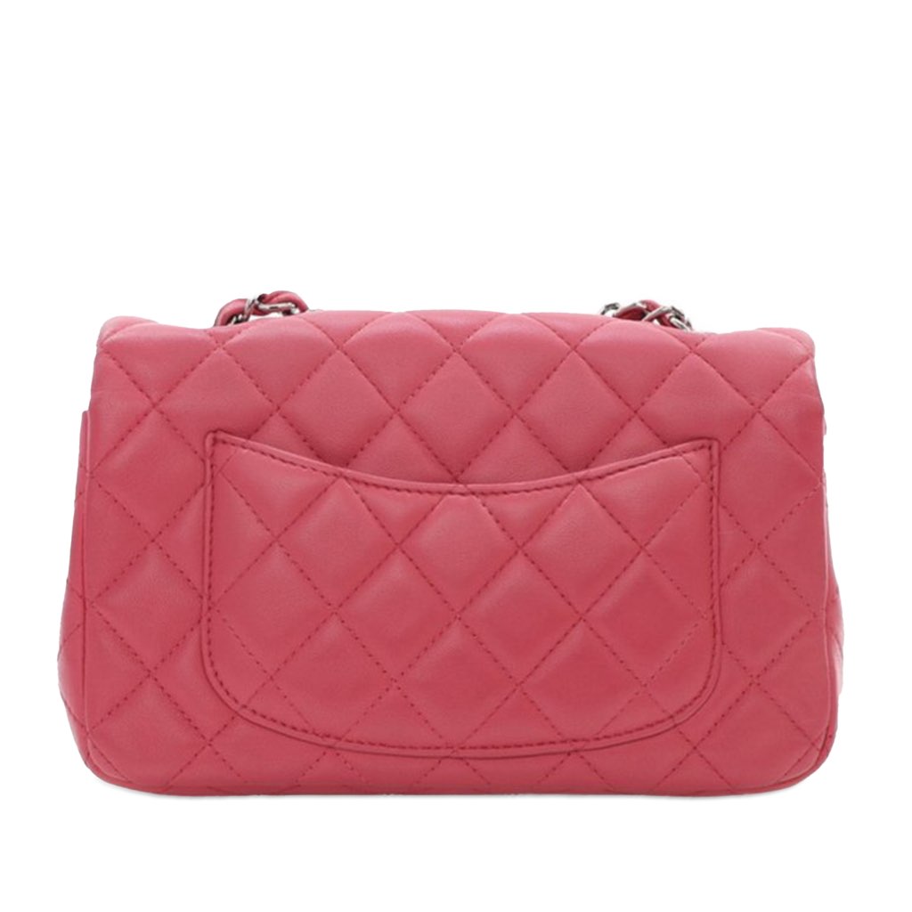 Chanel Mini Rectangular Classic Lambskin Single Flap - Image 6