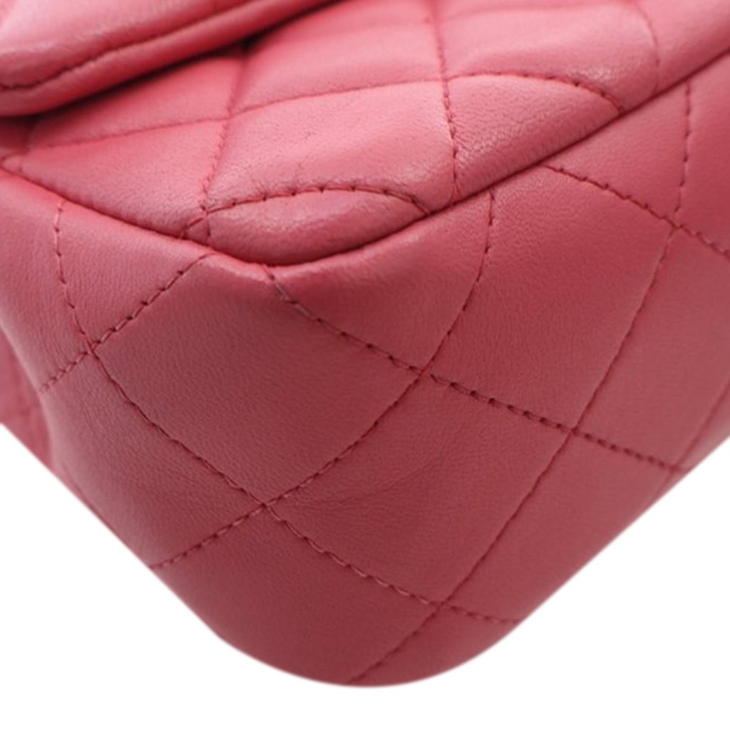 Chanel Mini Rectangular Classic Lambskin Single Flap - Image 10