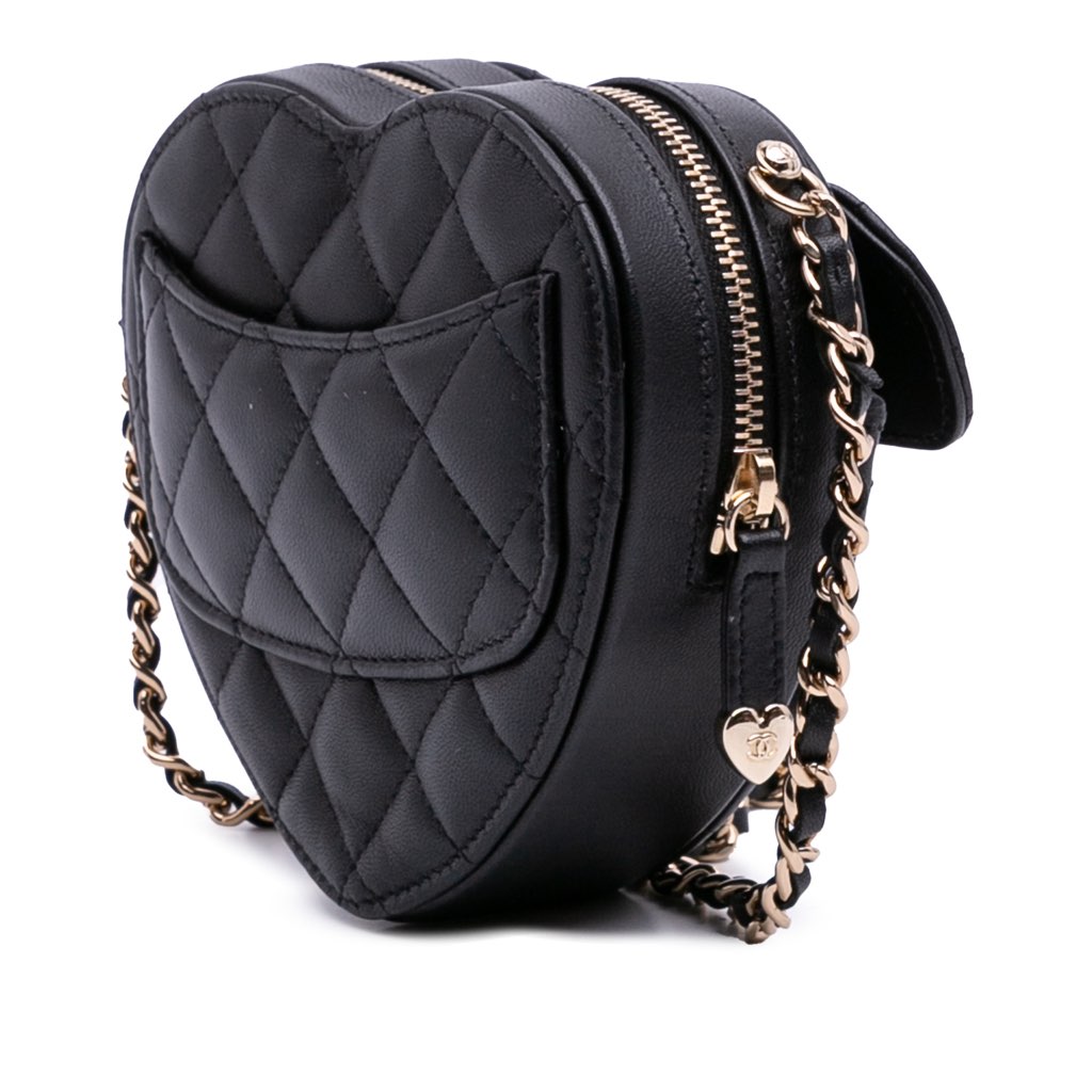 Chanel Mini Lambskin CC in Love Heart Crossbody - 2