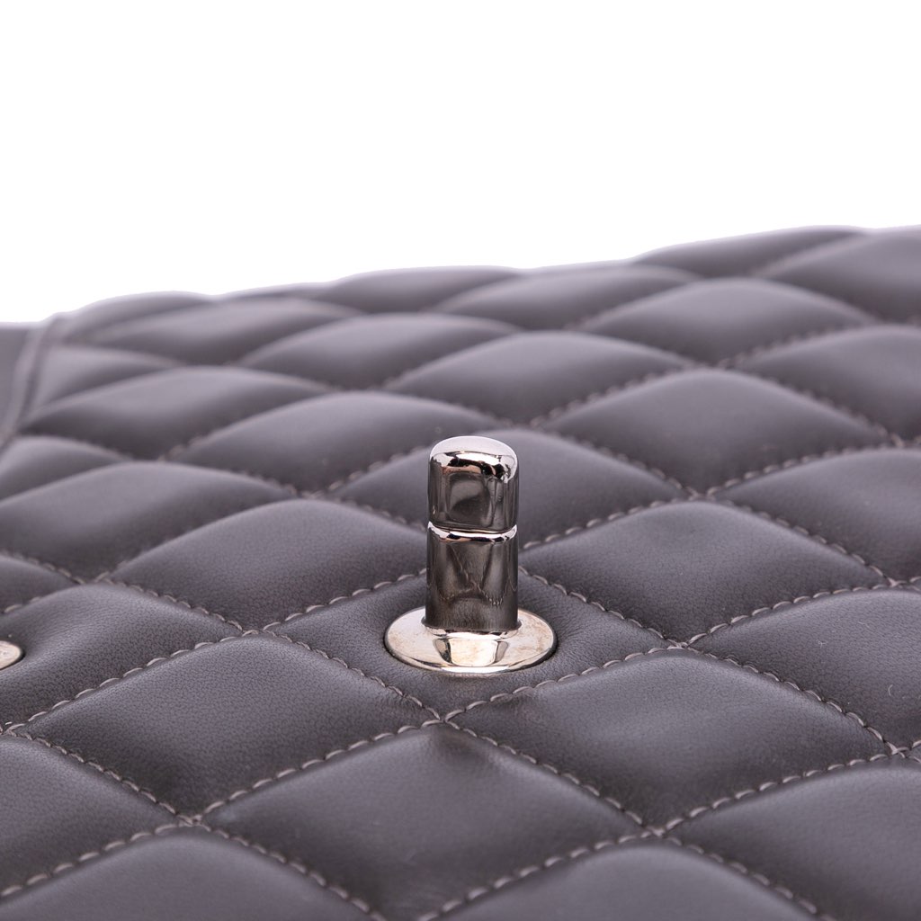 Chanel Jumbo Classic Lambskin Double Flap - Image 11