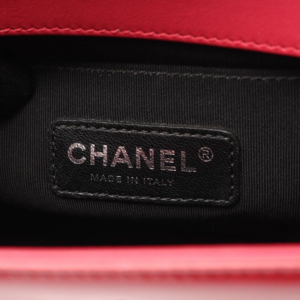 Chanel Small Quilted Patent and Acrylic Boy Flap - 4