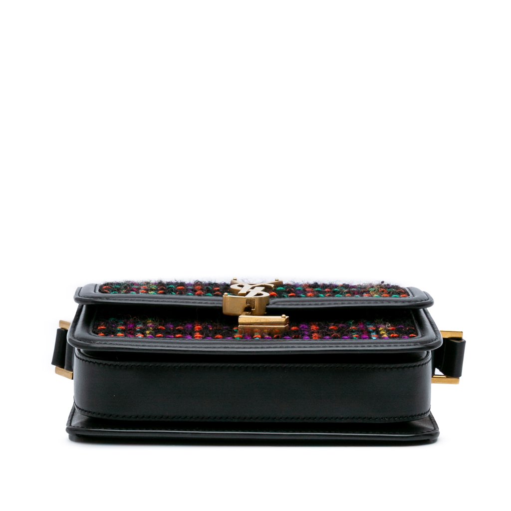 Saint Laurent Small Tweed Solferino Crossbody - 3