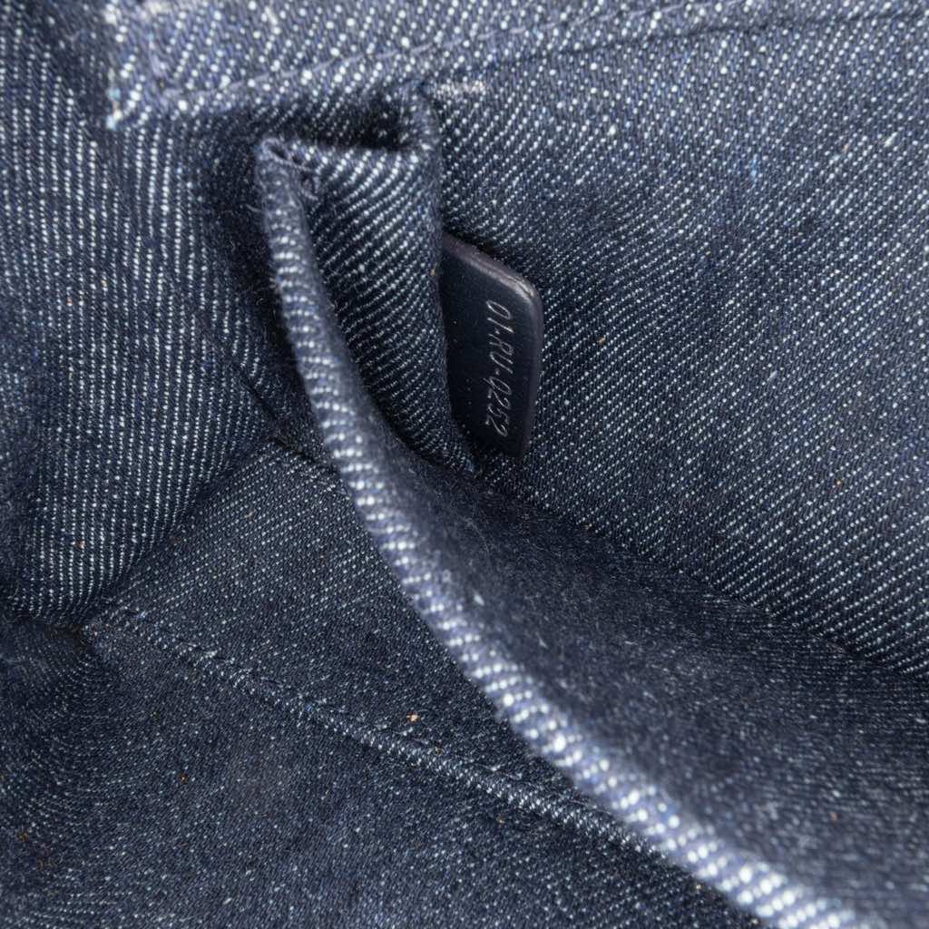 Dior Medium Denim Cannage Eyelet Lady D Joy - 5