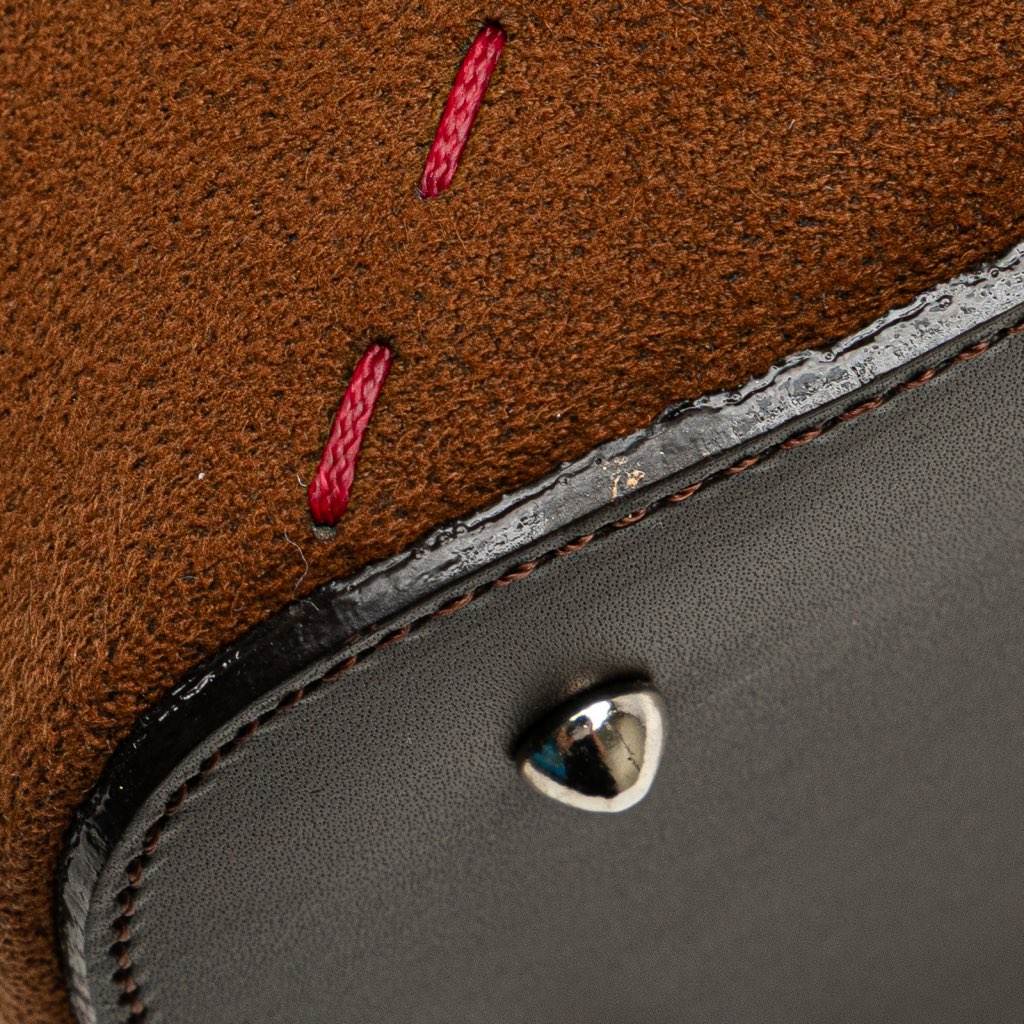 Burberry Leather and Suede Stitch Tote - Image 11