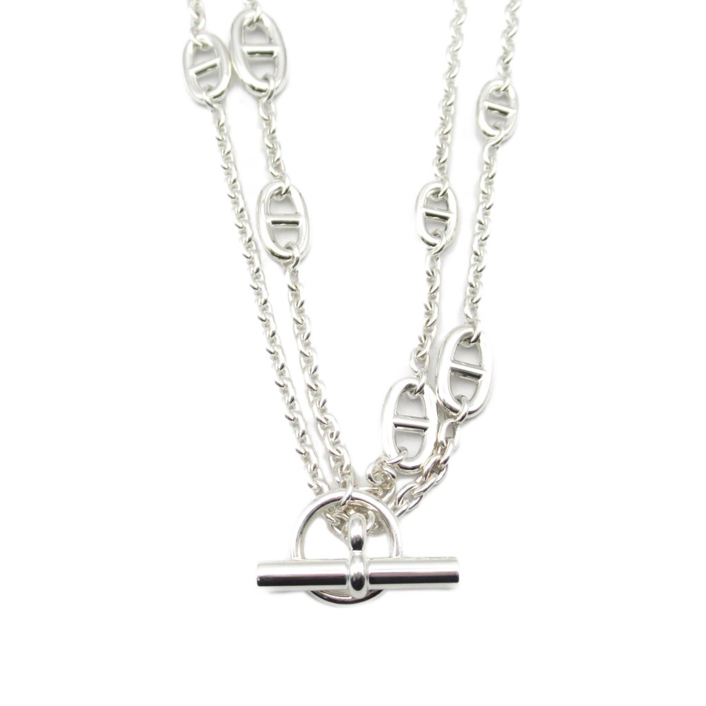 Hermès Sterling Silver Chain d'Ancre Farandole Necklace - 2