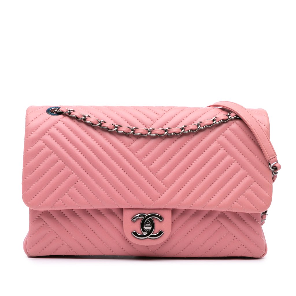 Chanel Medium Lambskin CC Crossing Flap