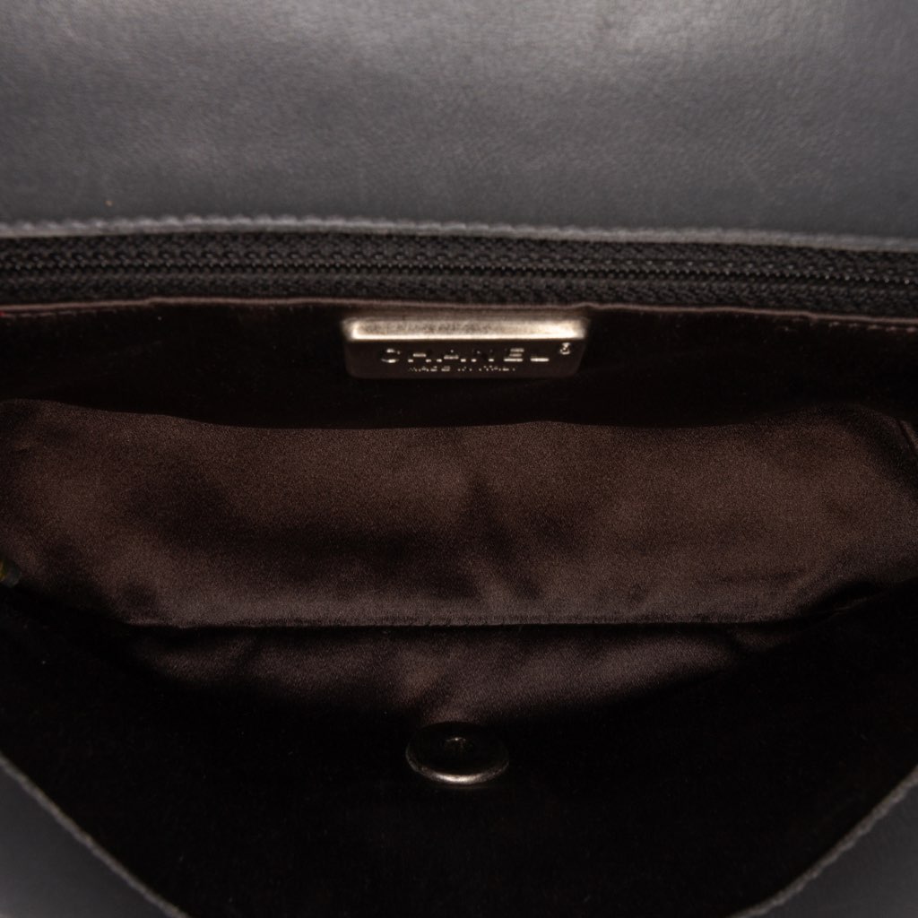 Chanel Quilted Lambskin Stitched Single Flap - 4