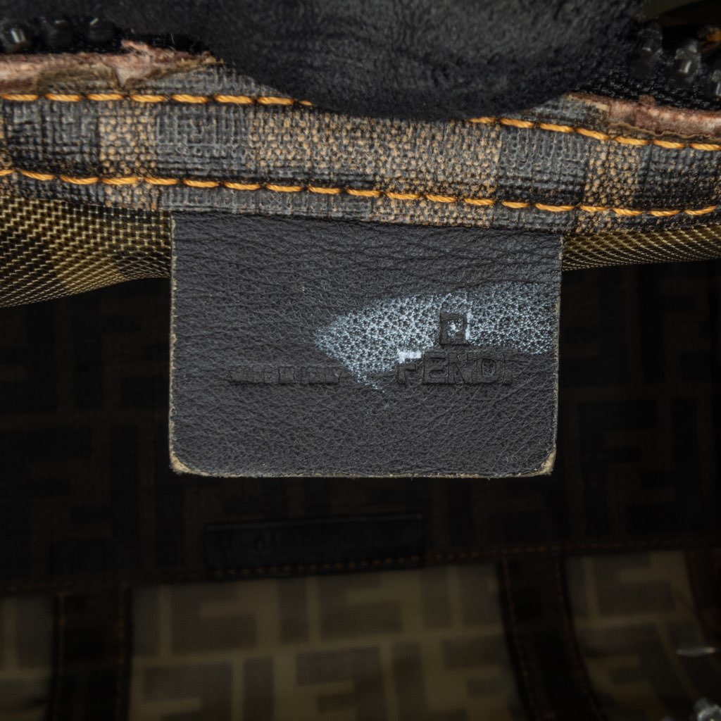 Fendi Zucca Mesh Boston Bag - Side view