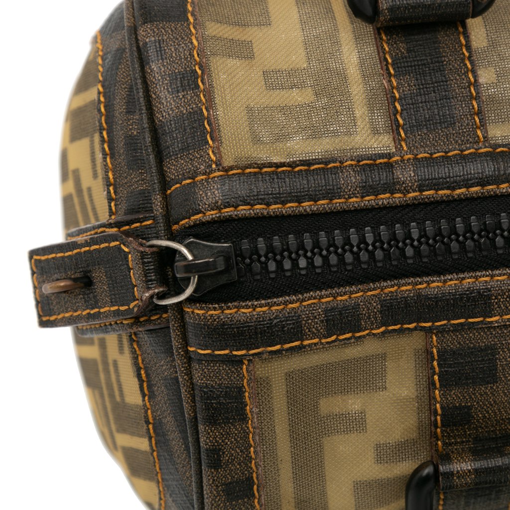 Fendi Zucca Mesh Boston Bag - Image 10