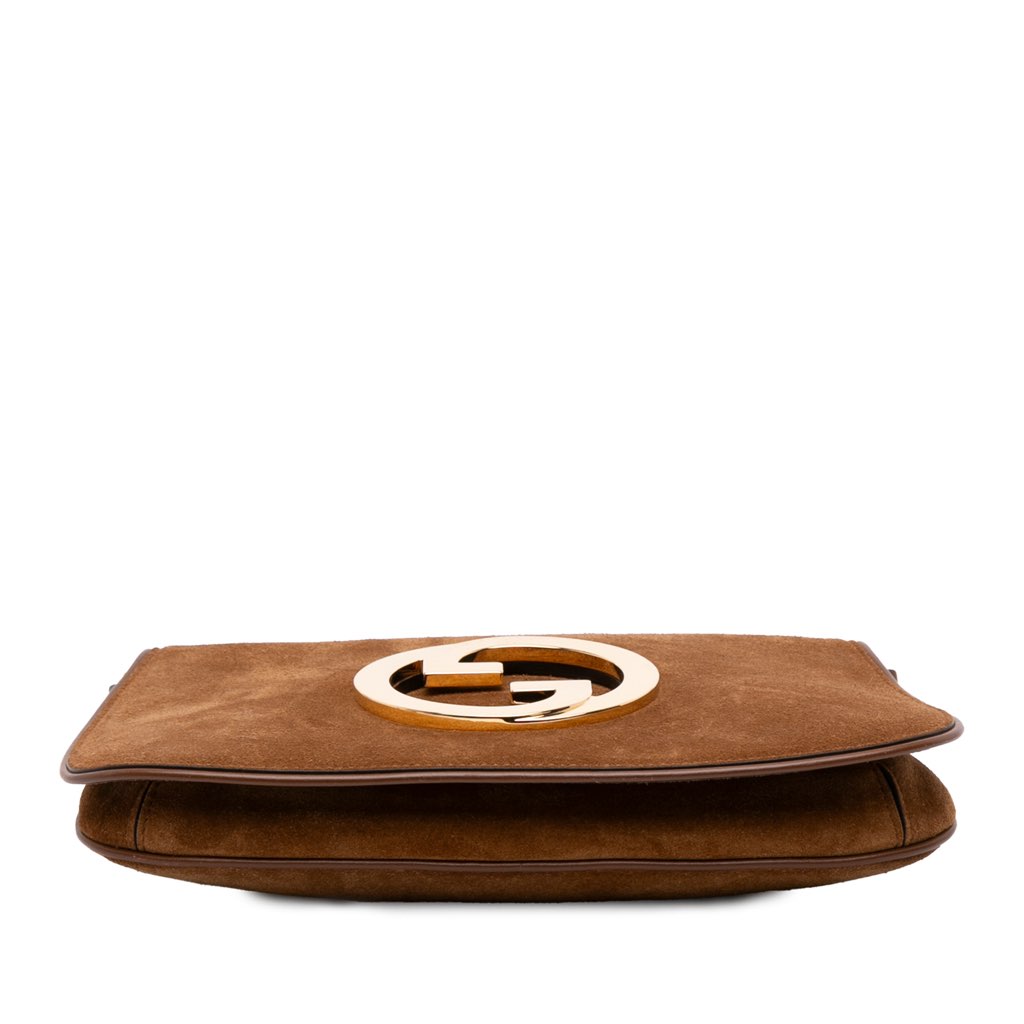Gucci Small Suede Blondie Satchel - 3