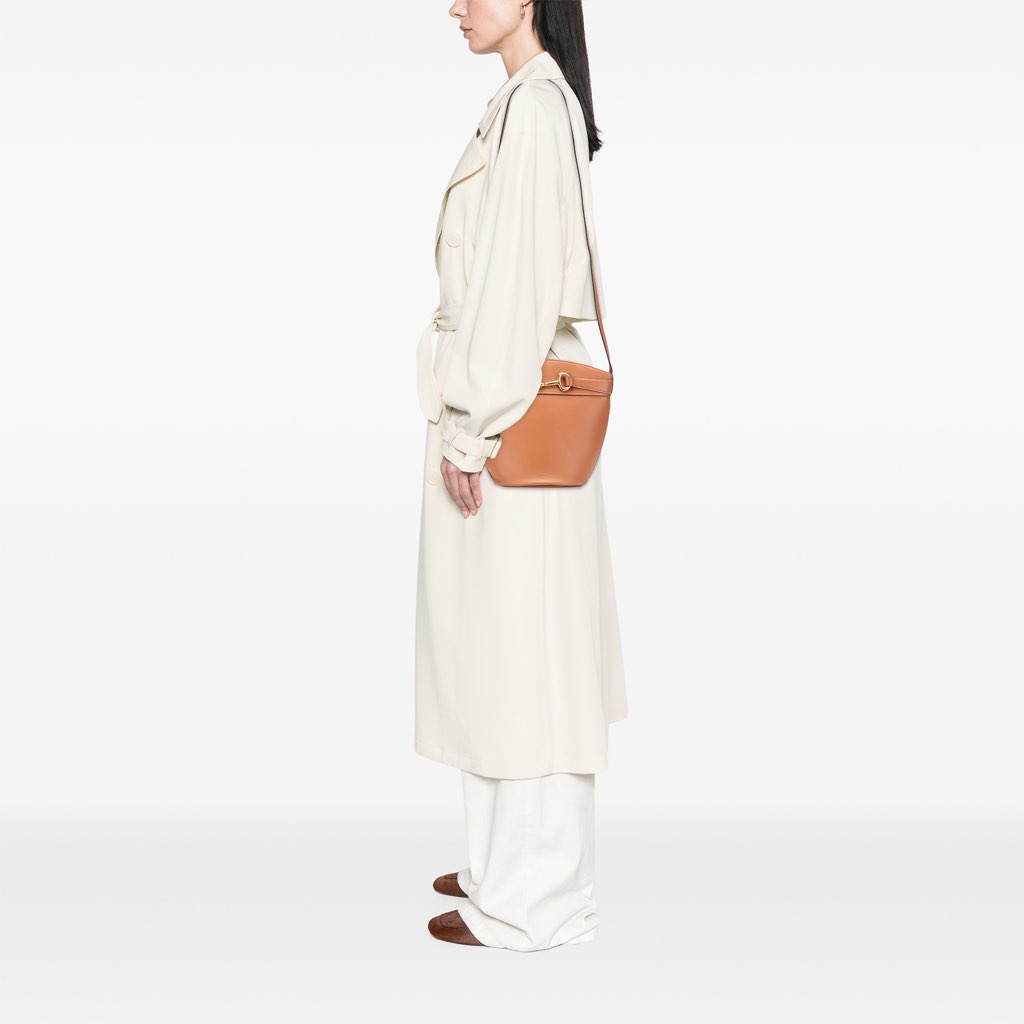 Celine Leather Crecy Bucket Bag - Image 14