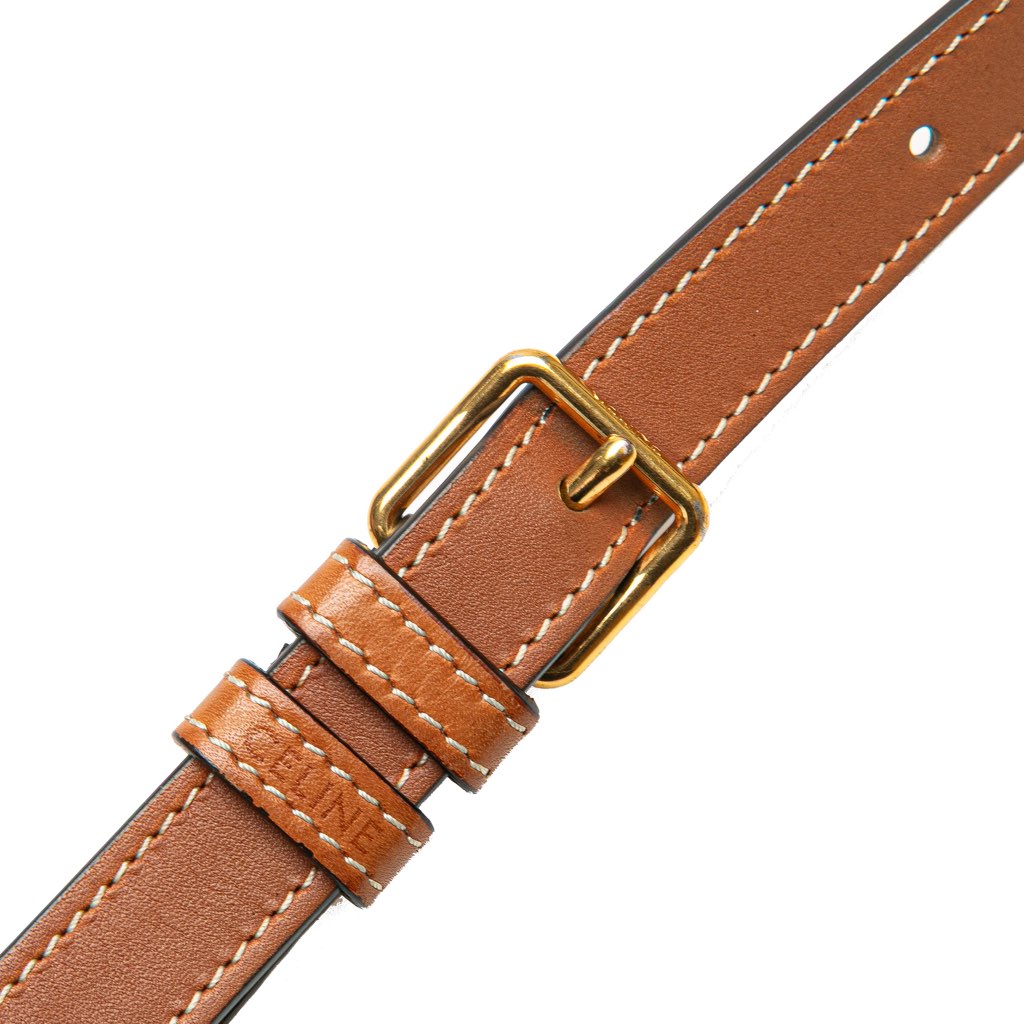 Celine Leather Crecy Bucket Bag - Image 12