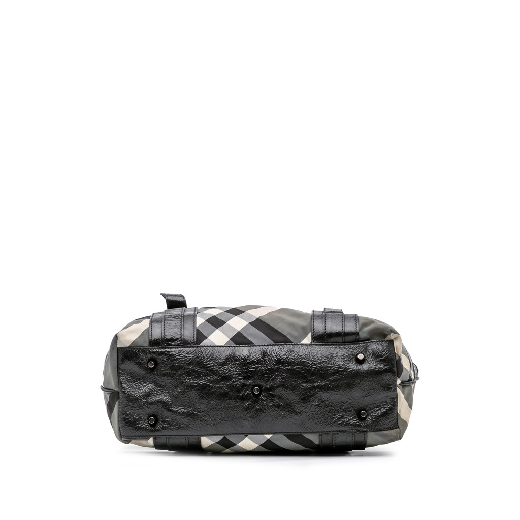 Burberry Medium Beat Check Nylon Victoria Tote - 3