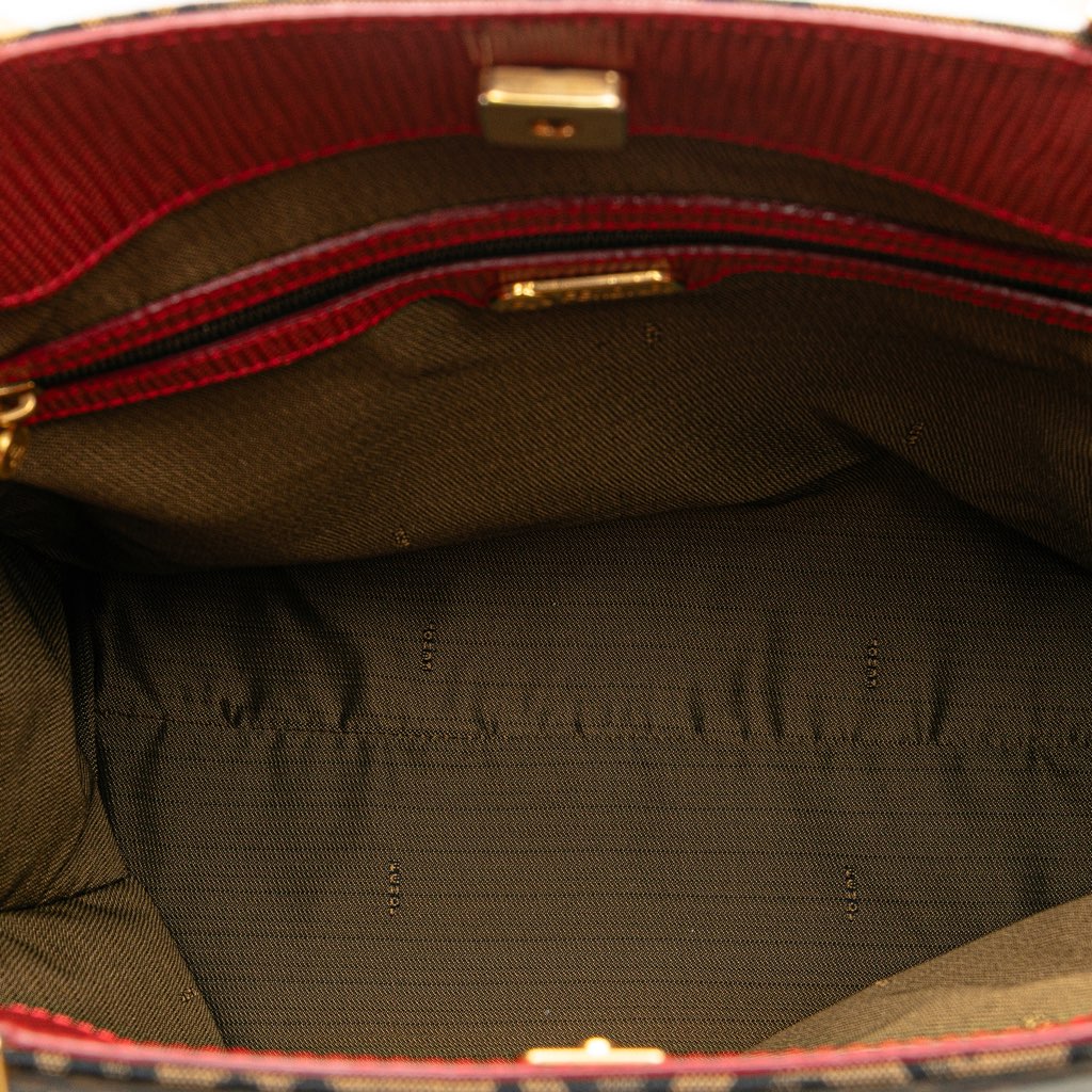 Fendi Leopard Print Canvas Tote - 4