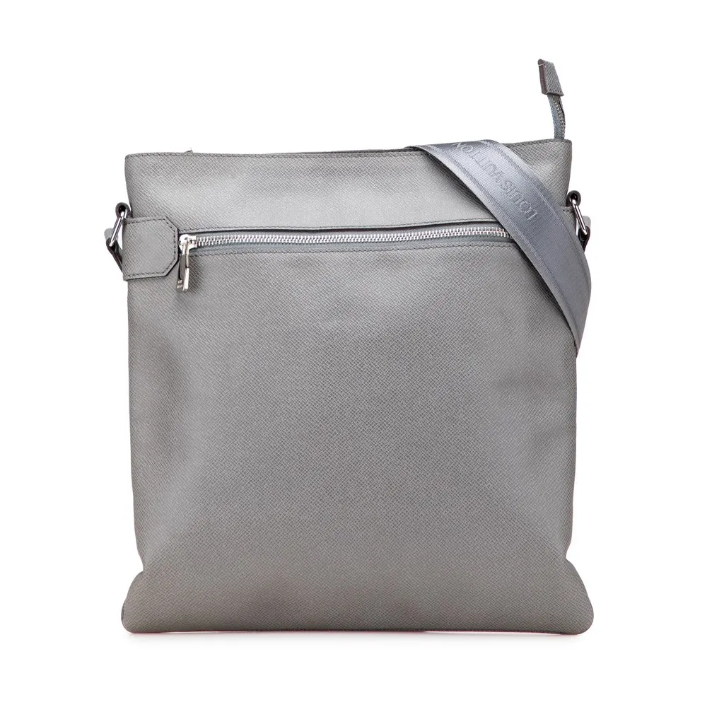 Louis Vuitton Taiga Sasha Grey Leather Good - Front View