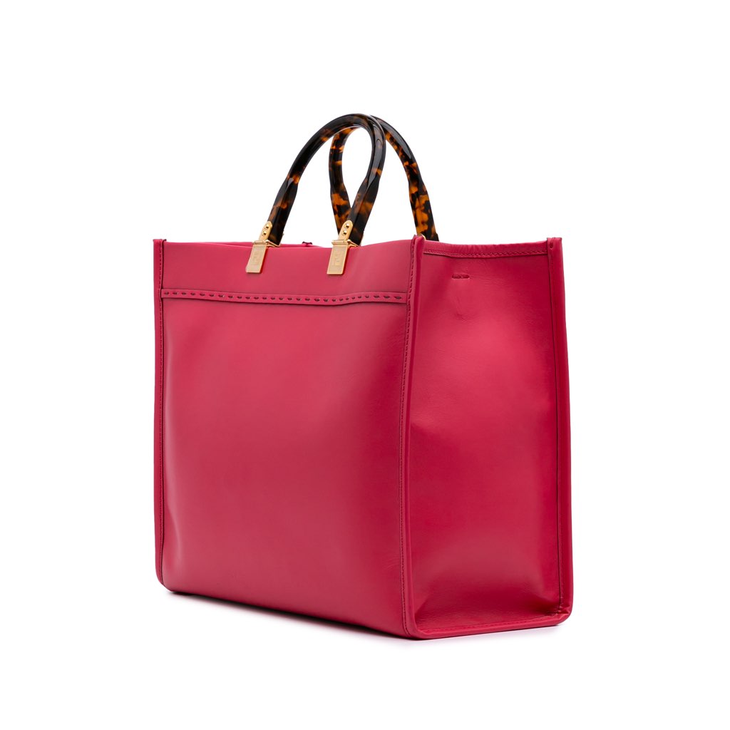 Fendi Medium Leather Sunshine Shopper Tote - 2