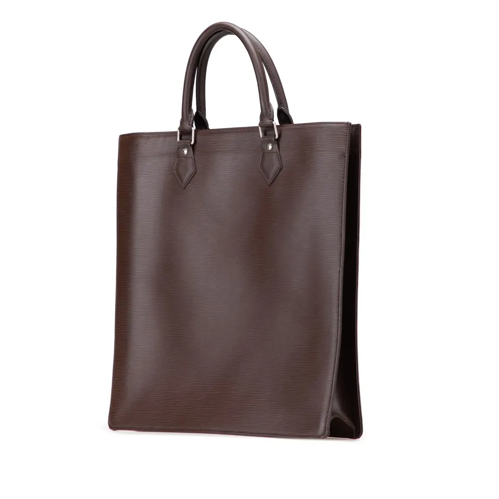 Louis Vuitton Epi Sac Plat GM Brown Leather Good - Back View