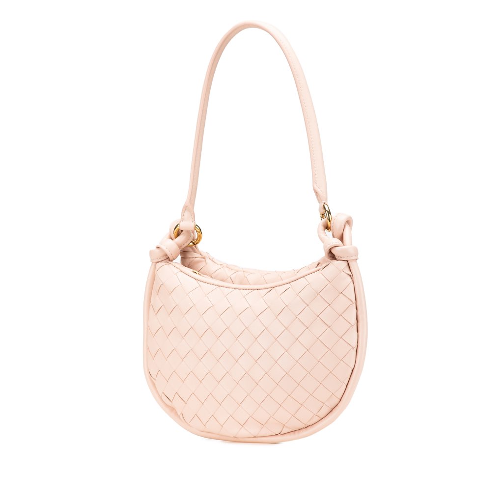 Bottega Veneta Small Nappa Intrecciato Gemelli Hobo - Back view