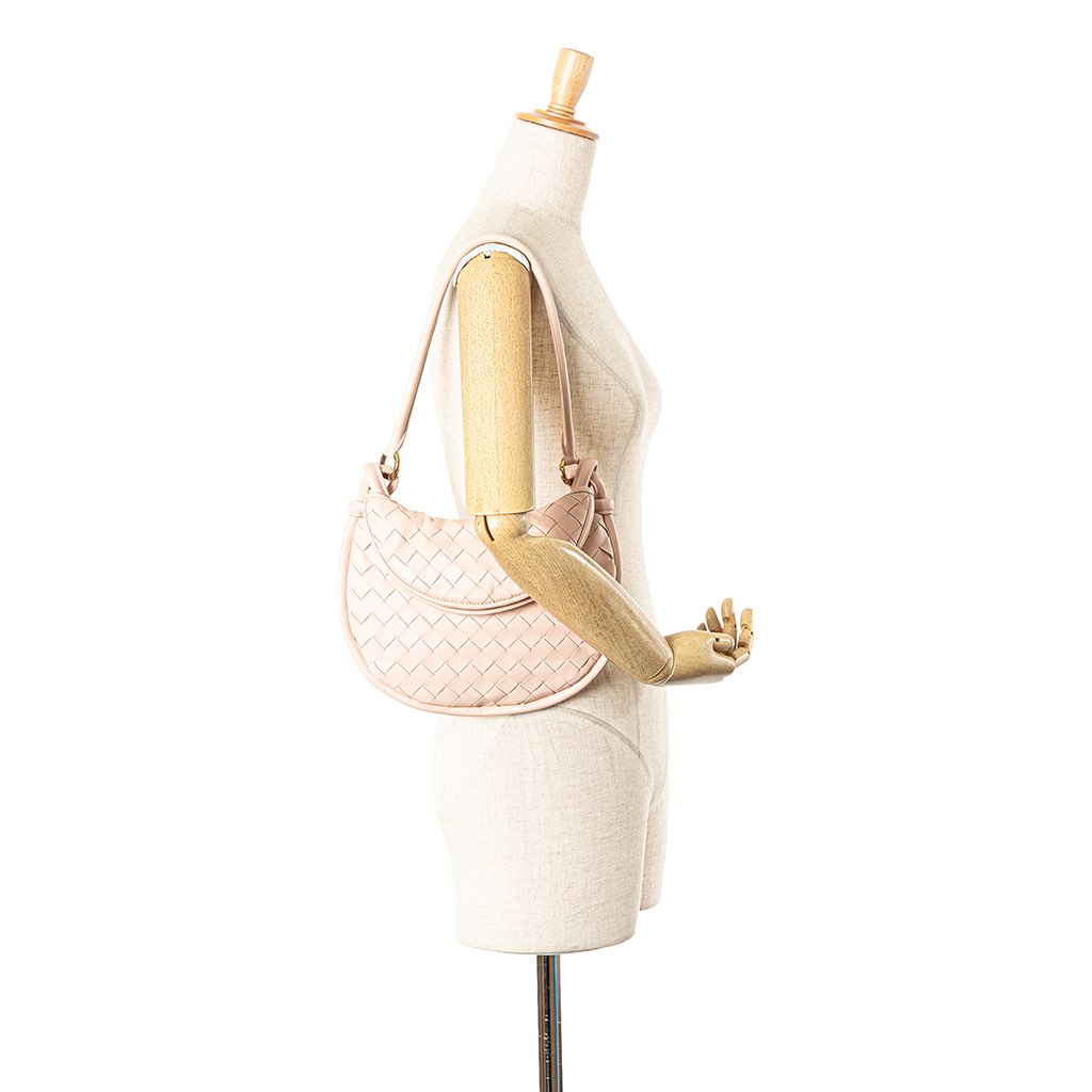 Bottega Veneta Small Nappa Intrecciato Gemelli Hobo - Image 12