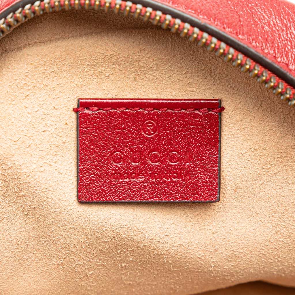 Gucci Mini GG Marmont Matelasse Leather Round Crossbody - Side view