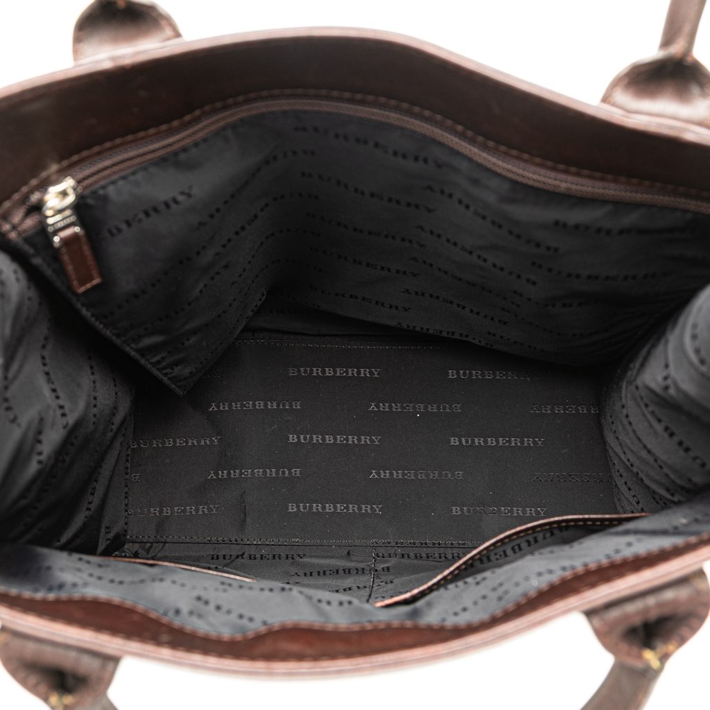 Burberry House Check Canvas Tote - 4