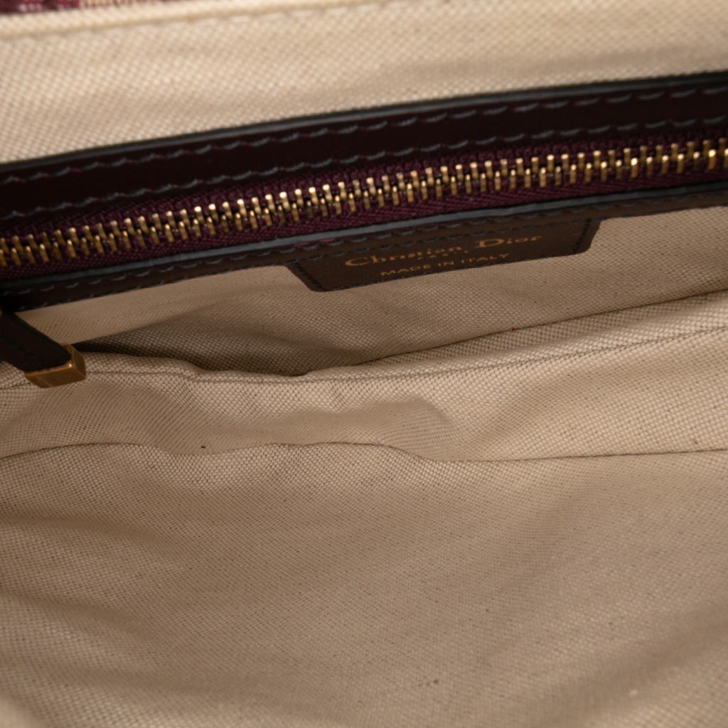 Dior Oblique Canvas Saddle Bag - 4