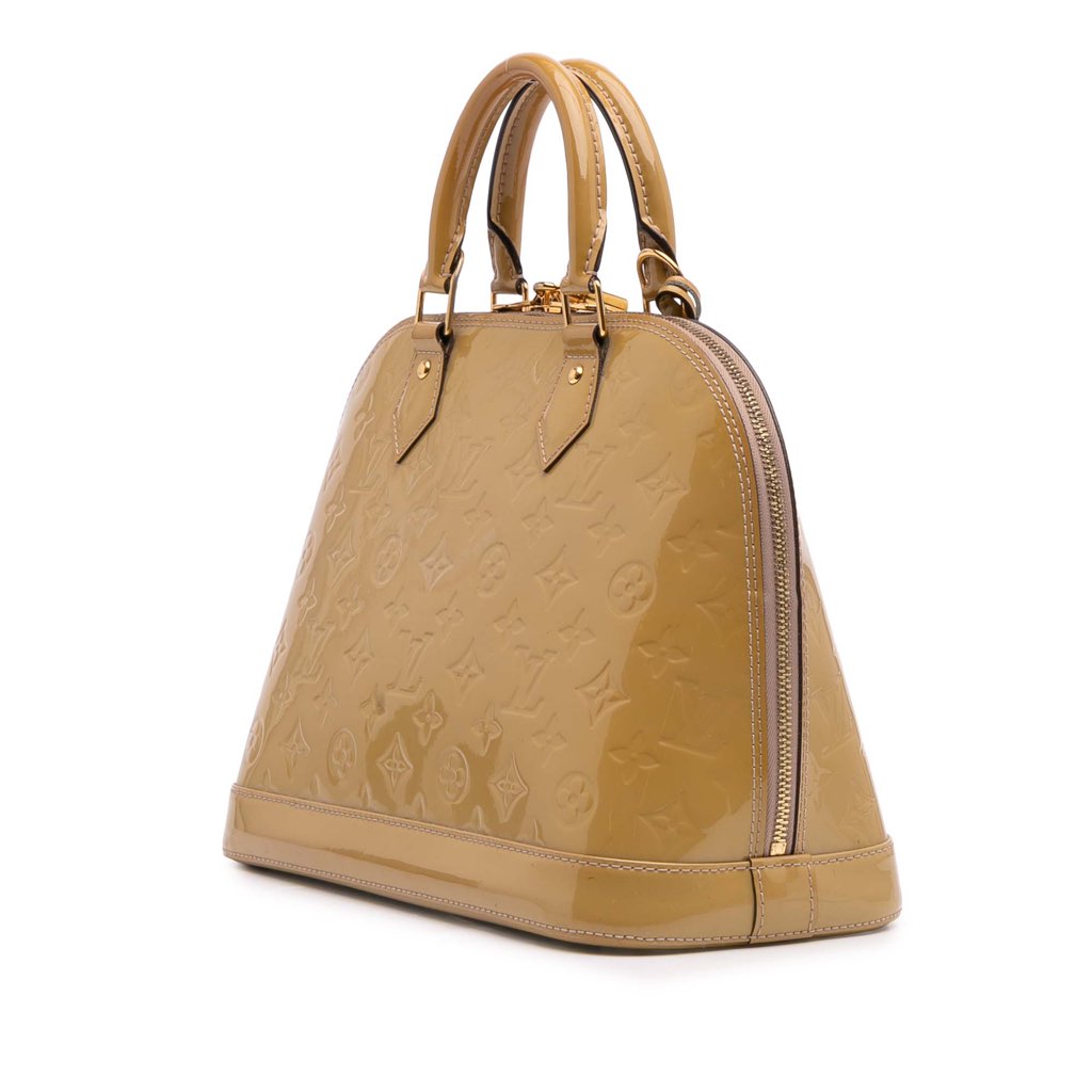 Louis Vuitton Monogram Vernis Alma PM - Back view