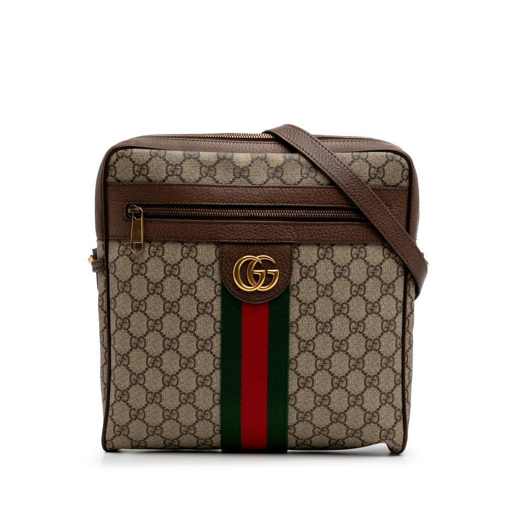 Gucci Medium GG Supreme Ophidia Crossbody