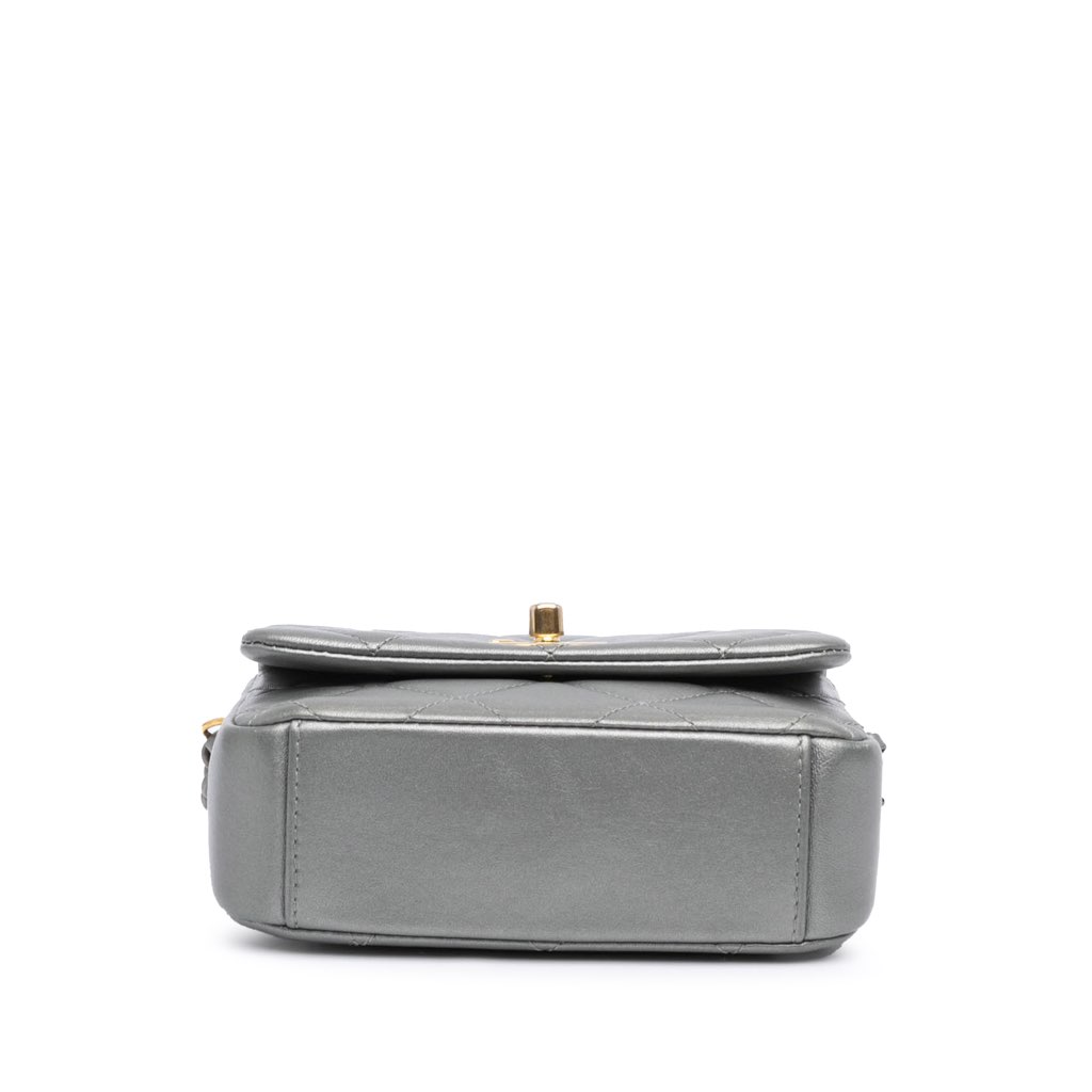 Chanel Mini Quilted Lambskin Side Note Flap - 3