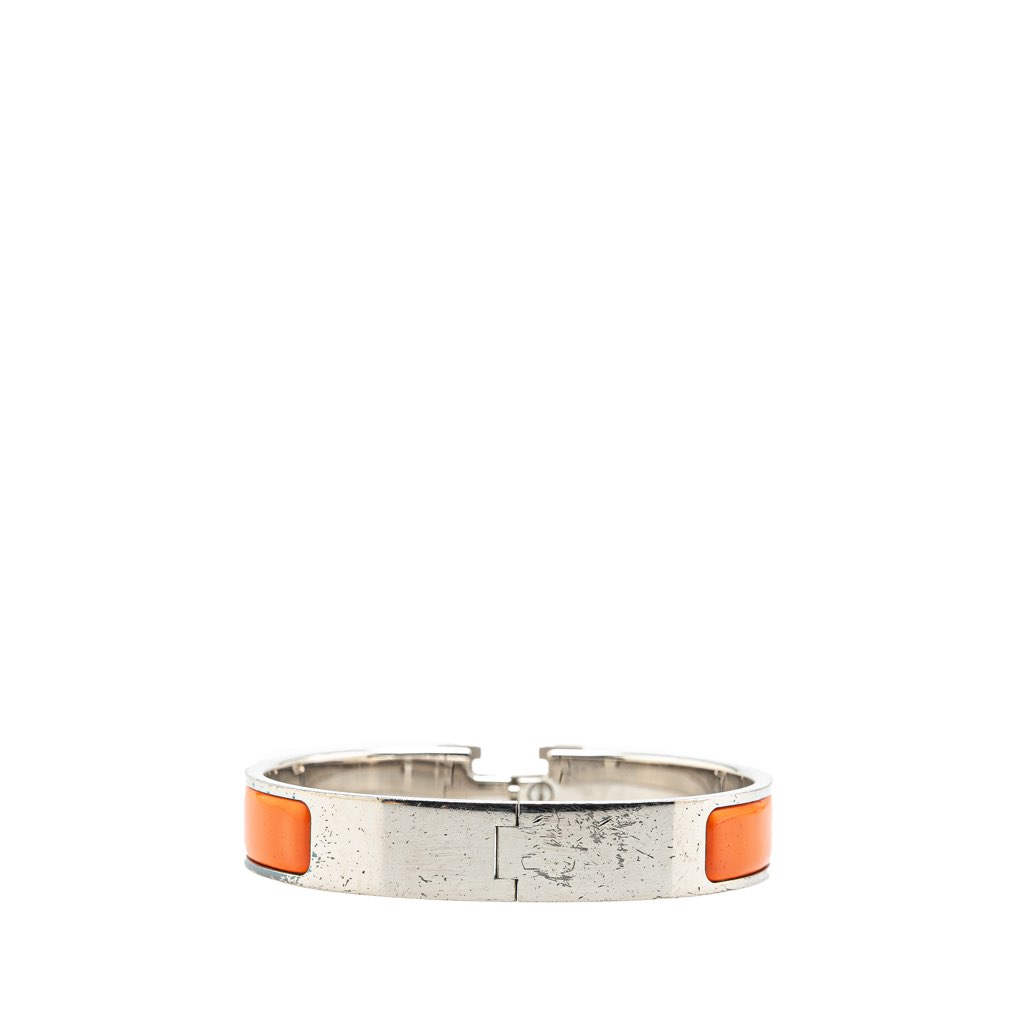 Hermès Narrow Enamel Clic H Bracelet PM - 3