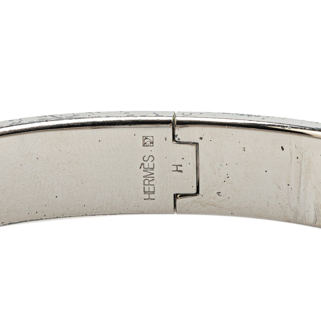 Hermès Narrow Enamel Clic H Bracelet PM - 4