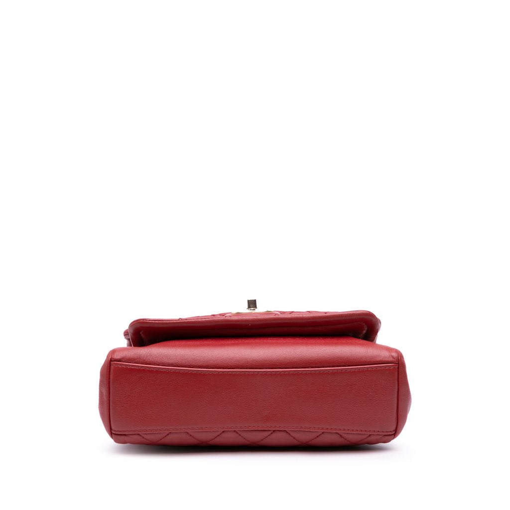 Chanel Small Quilted Lambskin Chain Link Flap - Image 6
