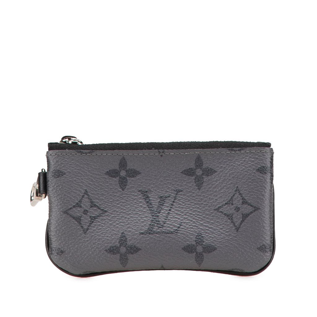 Louis Vuitton Monogram Eclipse Reverse Trio Messenger Key Pouch