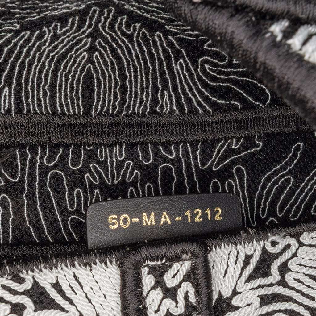 Dior Canvas Embroidered Ornamental Cornely Saddle Bag - 5