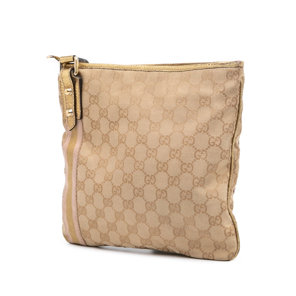 Gucci GG Canvas Jolicoeur Crossbody - Back view