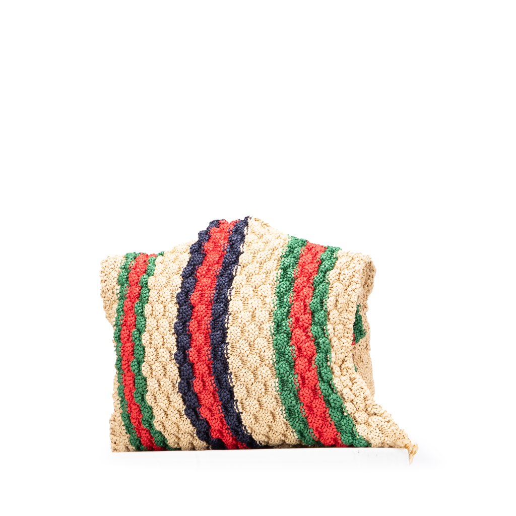 Gucci Raffia Web Crossbody - 2