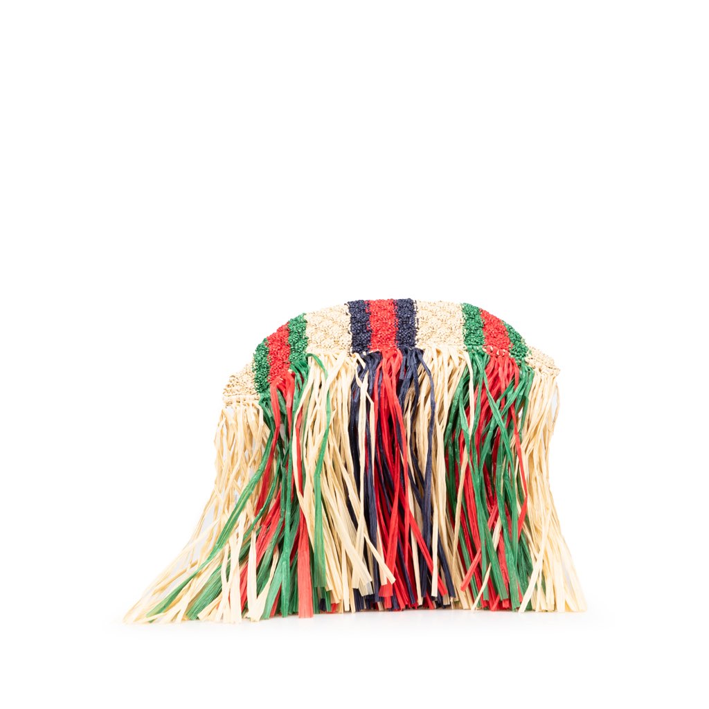 Gucci Raffia Web Crossbody - 3