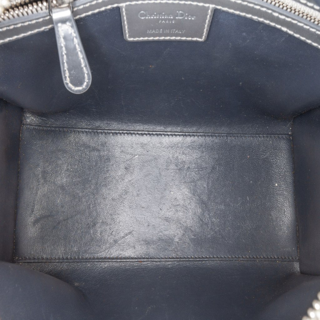 Dior Medium Metallic Patent Microcannage Lady Dior - 4