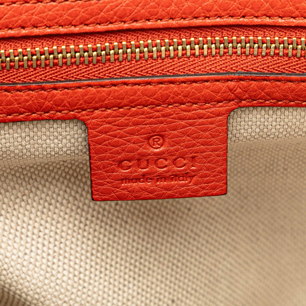 Gucci Medium Leather Soho Shoulder Bag - Side view