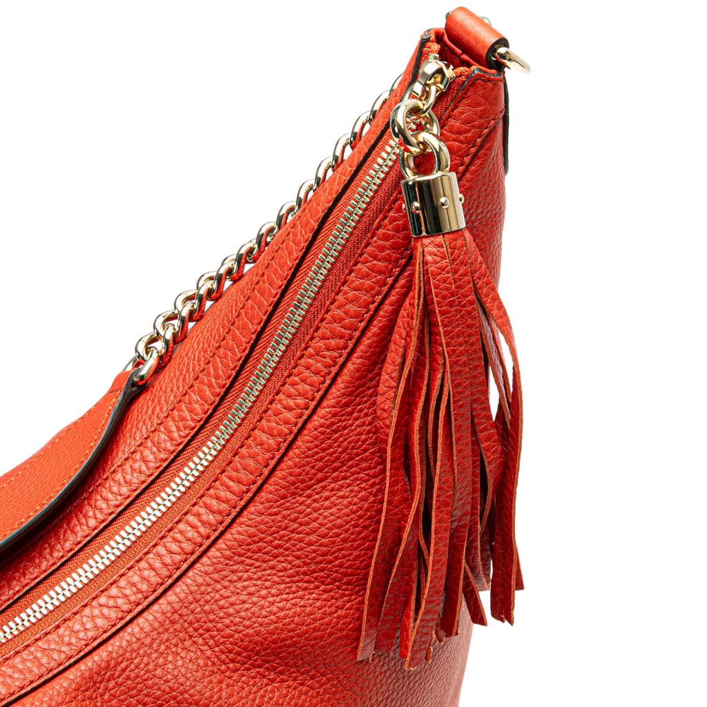 Gucci Medium Leather Soho Shoulder Bag - Detail 2