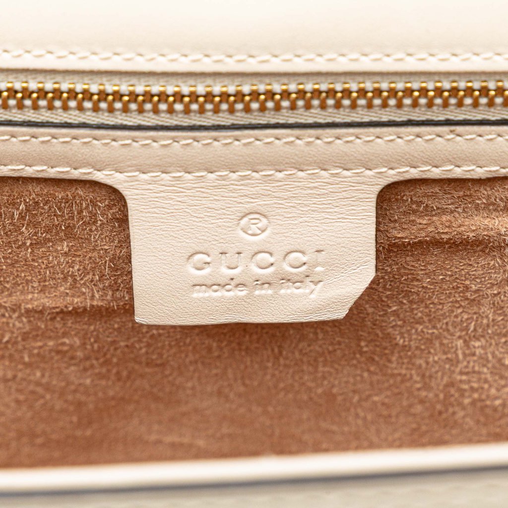Gucci Small Leather Sylvie Satchel - Side view