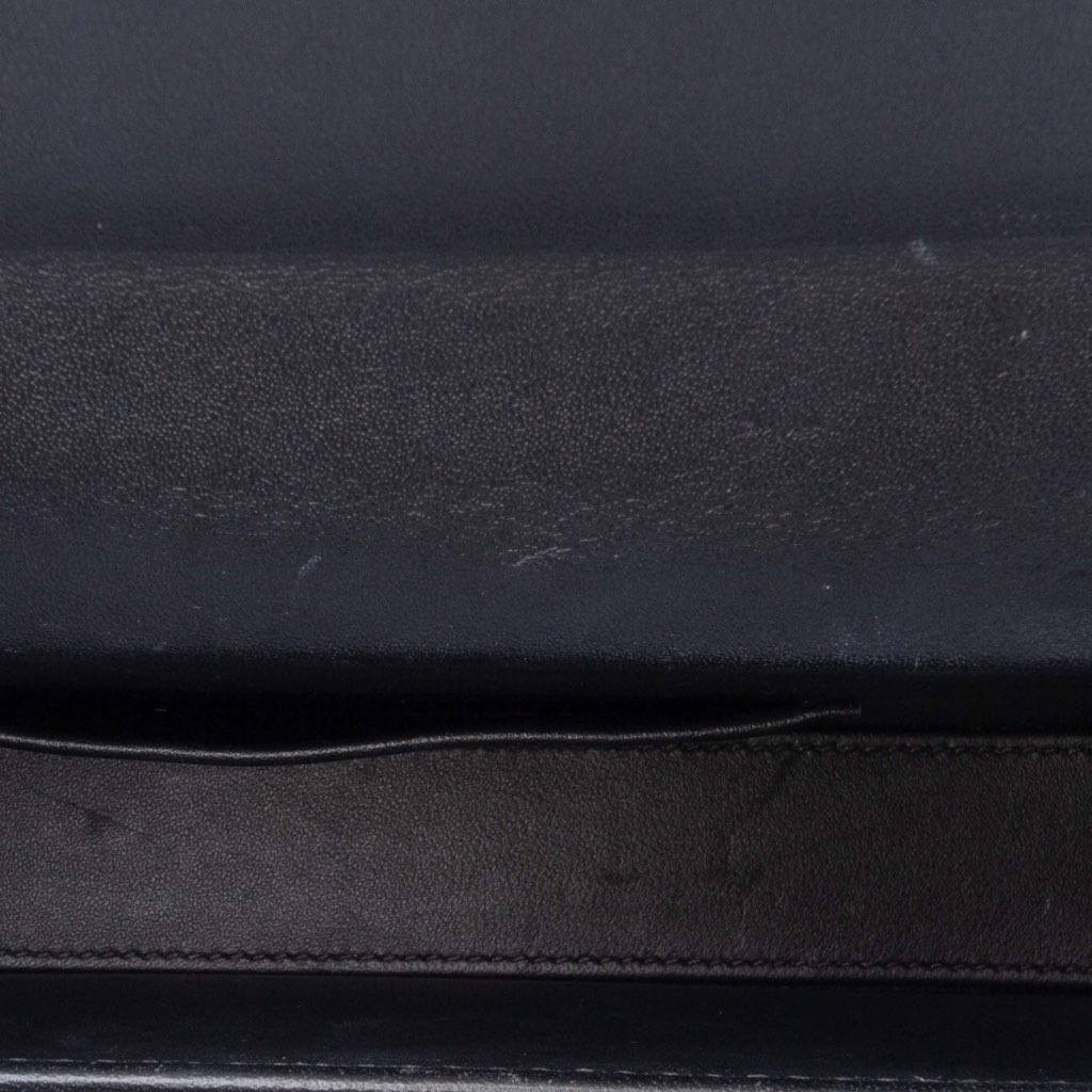 Celine Shiny Calfskin Triomphe Chain Box Shoulder Bag - 4