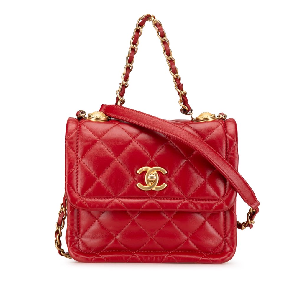 Chanel Mini Quilted Lambskin Soft Square Flap