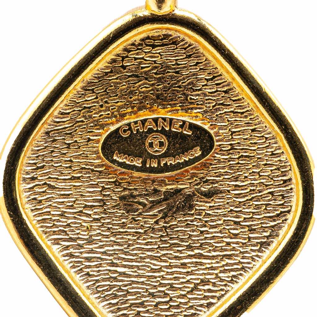 Chanel Gold Plated 31 Rue Cambon Pendant Necklace - 2