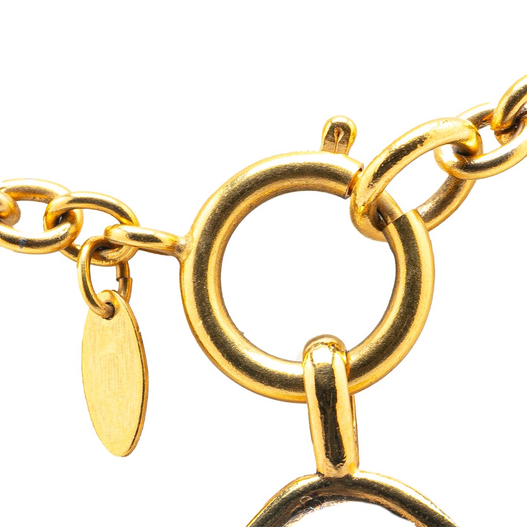 Chanel Gold Plated 31 Rue Cambon Pendant Necklace - 3