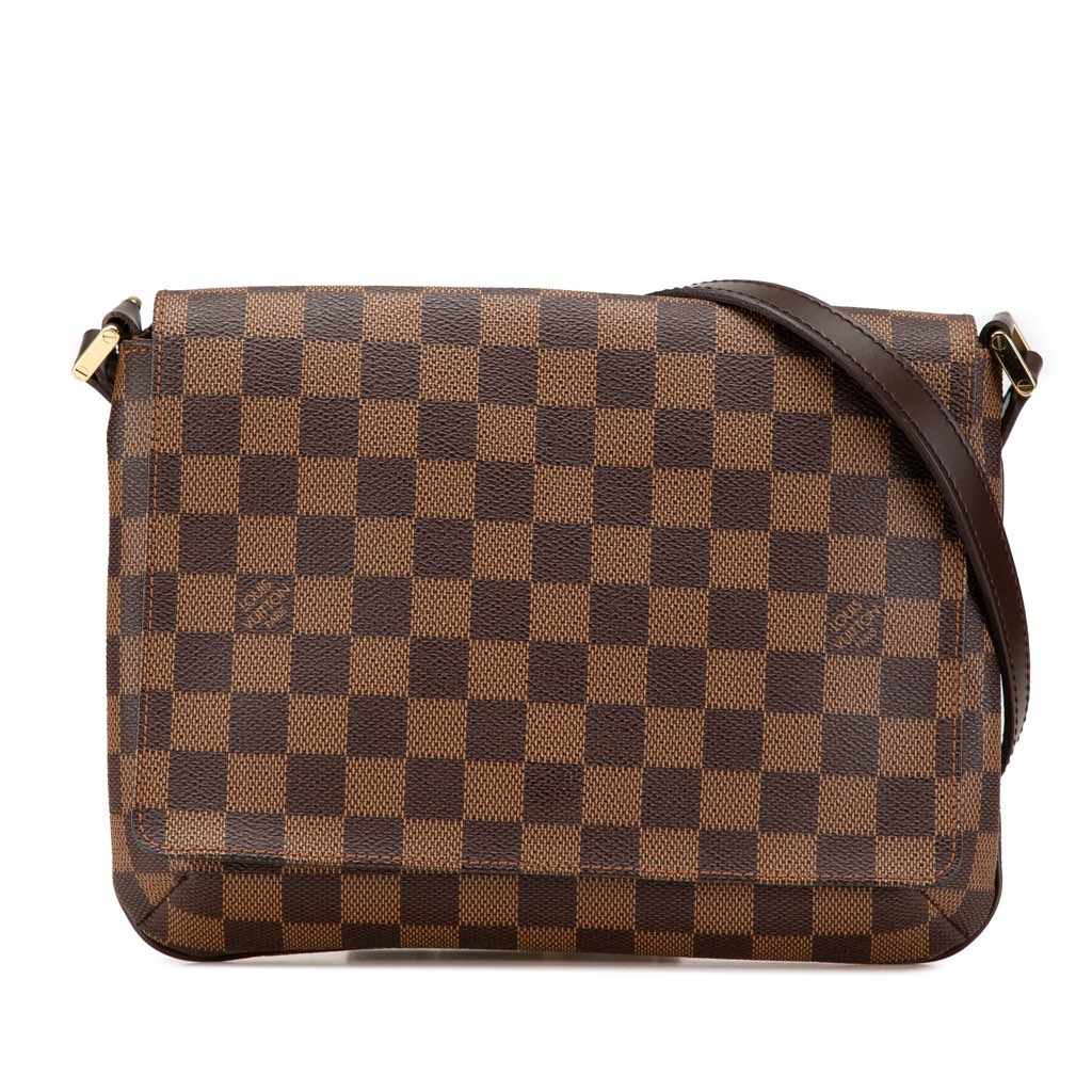 Louis Vuitton Damier Ebene Musette Tango Long Strap