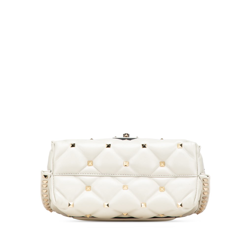 Valentino Medium Nappa Candystud Top Handle Satchel - 3