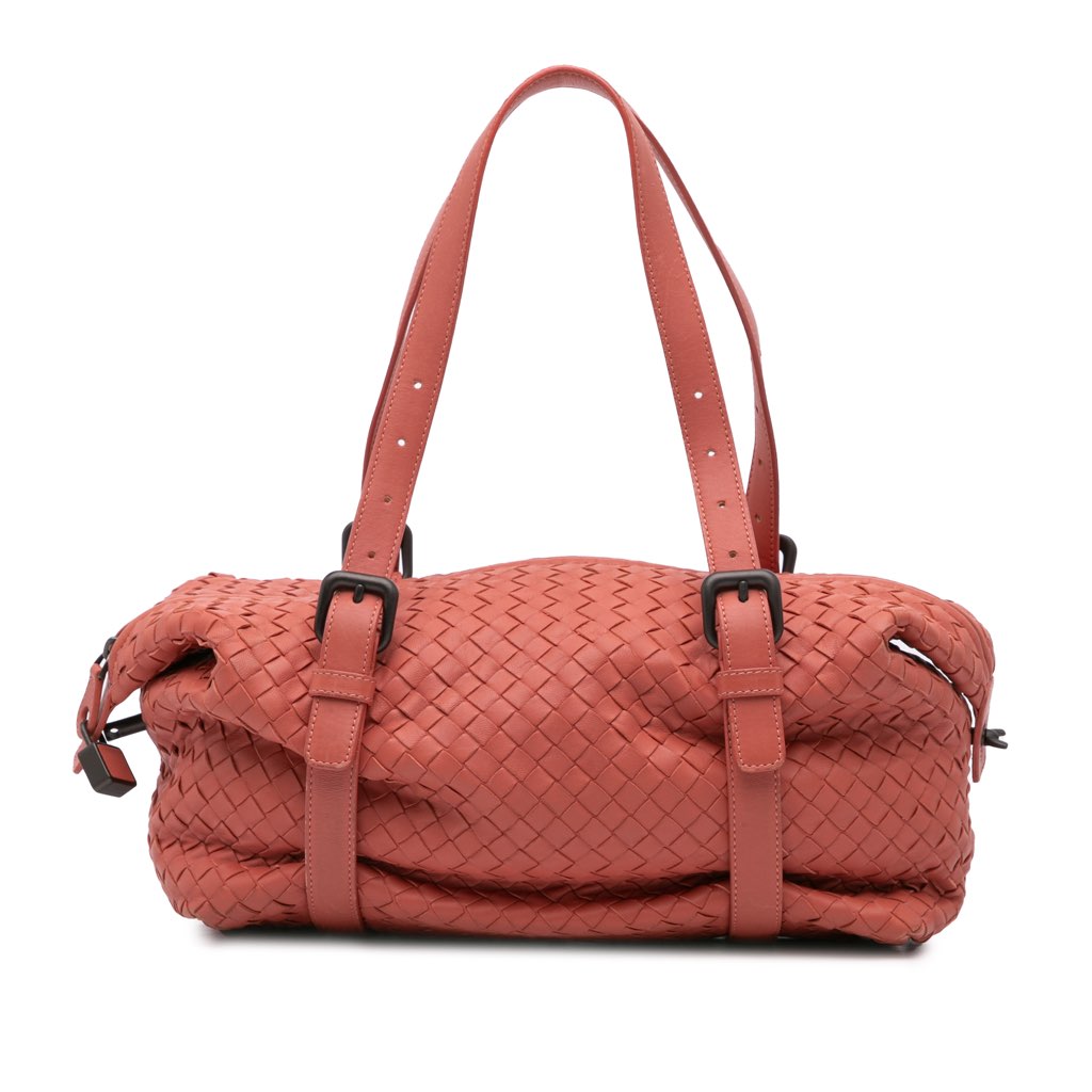 Bottega Veneta Nappa Intrecciato Montaigne Shoulder Bag