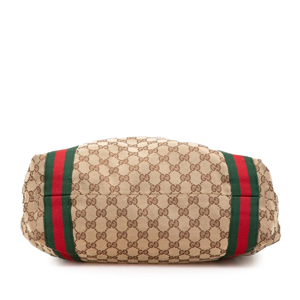 Gucci GG Canvas Web Tote - 3